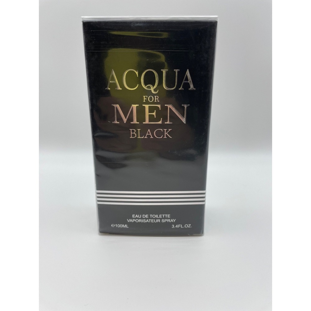 🖤 Acqua For Men Black EDT – 3.4 oz / 100 ml 🖤